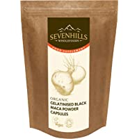 Los mejores  - Sevenhills Wholefoods Cápsulas De Maca Negra Gelatinizada En Polvo Orgánico 500mg x 360
